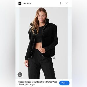 ALO Yoga Mountainside Puffer Vest - Velour